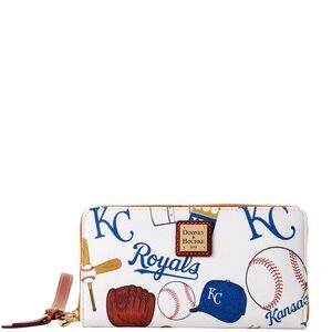Dooney & Bourke MLB Kansas City Royals Large Zip Around Wristlet - Royals